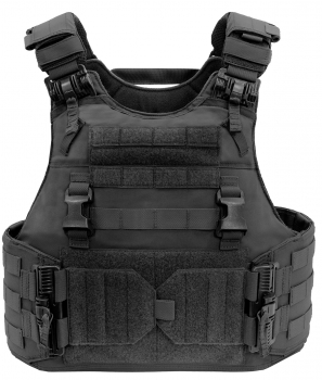 Warrior Assault System Quad Release Molle Plate Carrier Black
