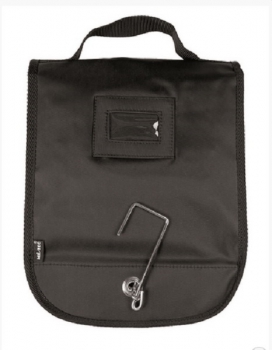 WASCHZEUGTASCHE MIT SPIEGEL BLACK