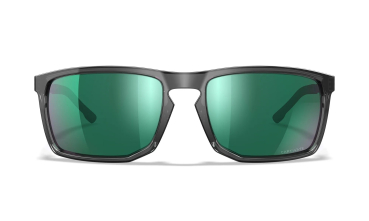 WileyX Axe Captivate Polarized Green Mirror/ Gloss Crystal Grey