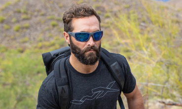 WileyX CLIMB CAPTIVATE™ Polarisierend Blau Matt Grau