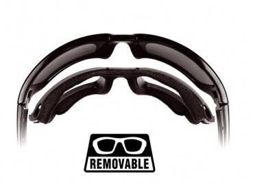WileyX XL-1 Advanced mit 2 Gläsern Smoke / clear
