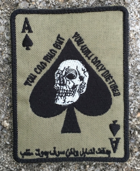 You Can Run Sand Velcro patch
