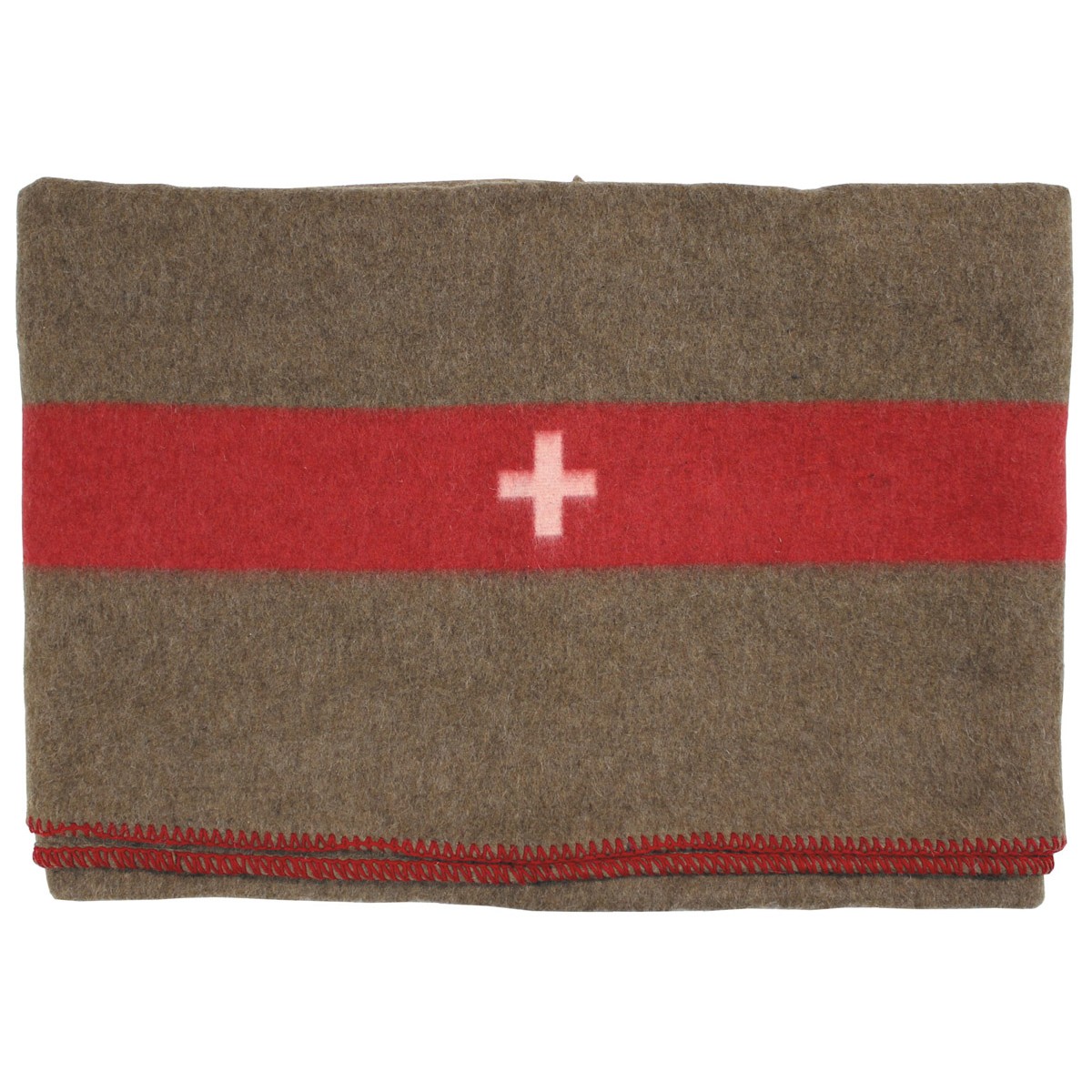 Schweizer Armee Decke Braun Wolldecke Wool Blanket CH Army