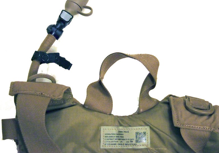 USMC US Military WXP 3L 100oz Hydration Pack Carrier System Camelbak Coyote EXC 