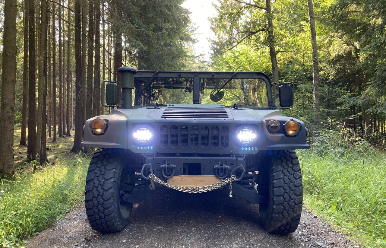 7-Zoll-LED-Scheinwerfer rund für Jeep Wrangler Jk Tj für Hummer H1