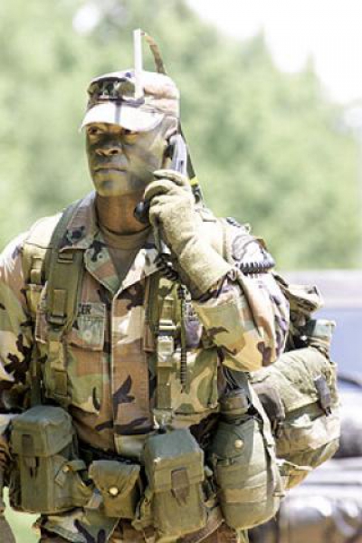 US BDU GI Camouflage Woodland Army Cap with flaps