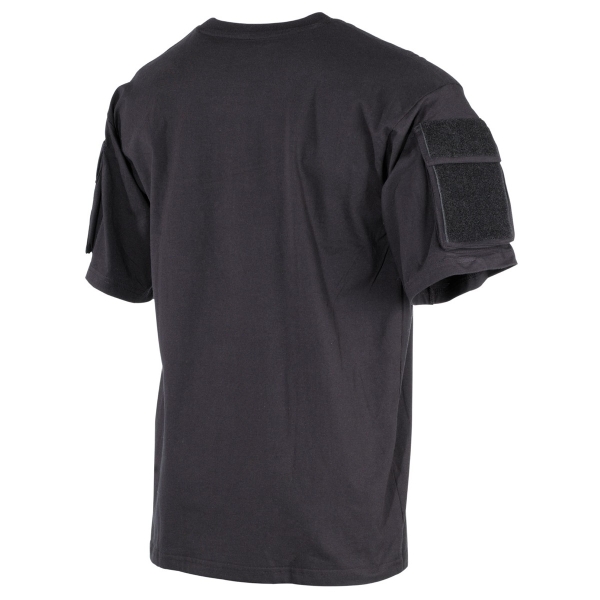 US Tactical Shirt short sleeve mit Ärmeltaschen und Klettfäche schwarz