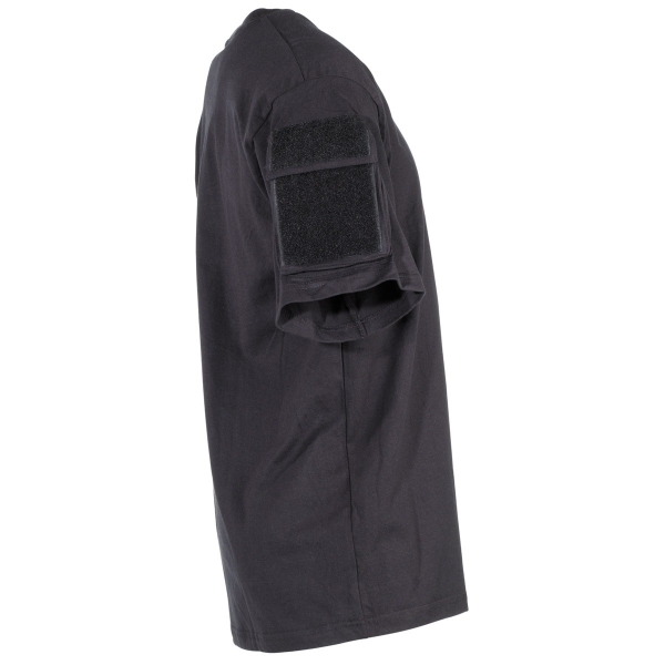 US Tactical Shirt short sleeve mit Ärmeltaschen und Klettfäche schwarz