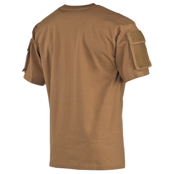 US Tactical Shirt short sleeve mit Ärmeltaschen und Klettfäche coyote