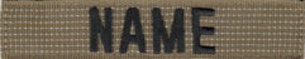 US ARMY INFRARED NAMETAPE With Velcro 5 Inch