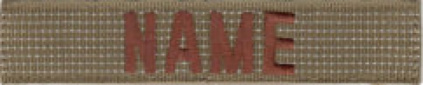 US AIRFORCE INFRARED NAMETAPE With Velcro 5 Inch