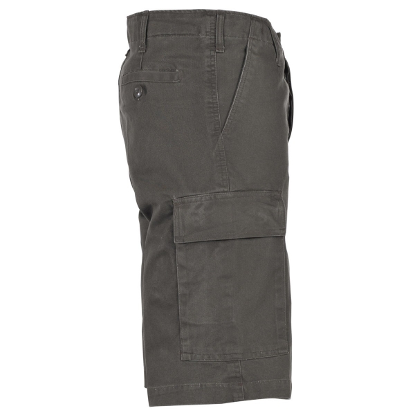 BW Moleskin Bermuda oliv- stonewashed mit Seitentaschen