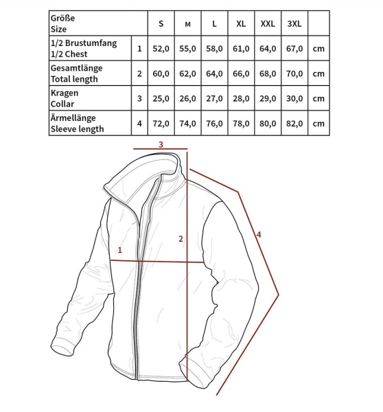 US Tactical Unterziehjacke coyote