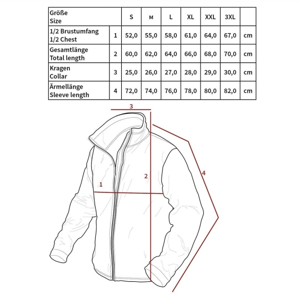 US Tactical Unterziehjacke oliv