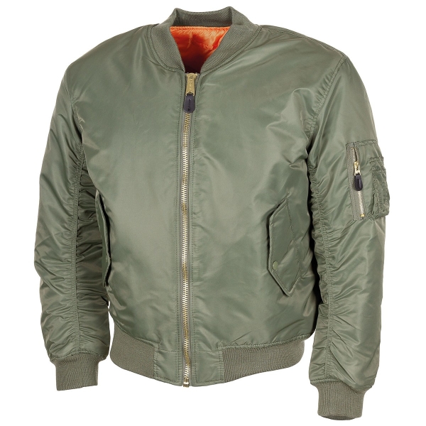MA1 Bomberjacke Pilotenjacke oliv