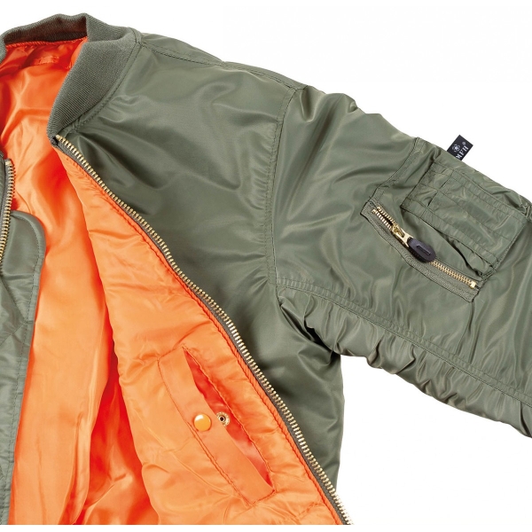 MA1 Bomberjacke Pilotenjacke oliv
