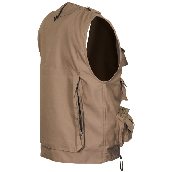 Multifunktionelle Outdoor Weste schwere Ausführung khaki tan