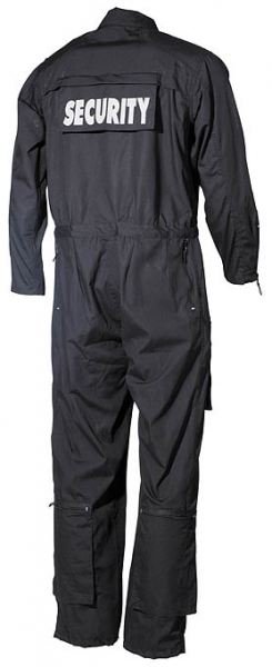 Overall "SECURITY" schwarz