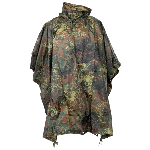 BW Poncho Regenumhang Rip Stop flecktarn