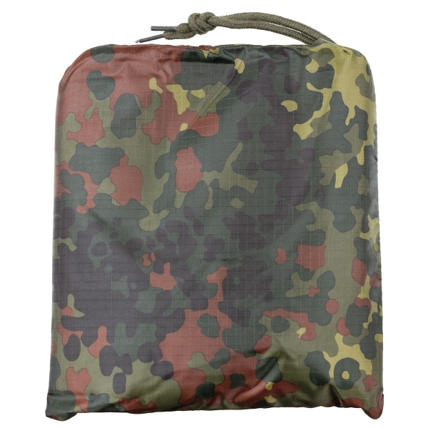 BW Poncho Regenumhang Rip Stop flecktarn
