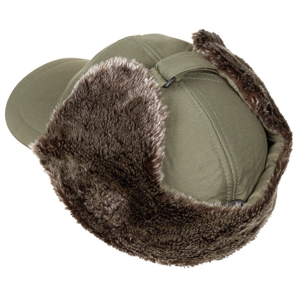 Winter Cap "Trapper" oliv