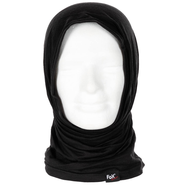 FOX Rundschal "Merino Lite" schwarz