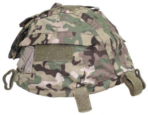 Helmbezug mit Taschen Operation camo