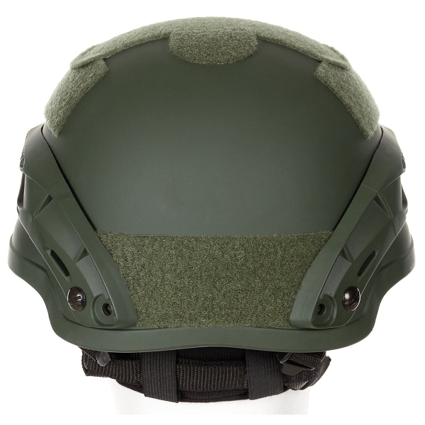 MICH 2002 Helm mit NVG-Mount und Siderails oliv