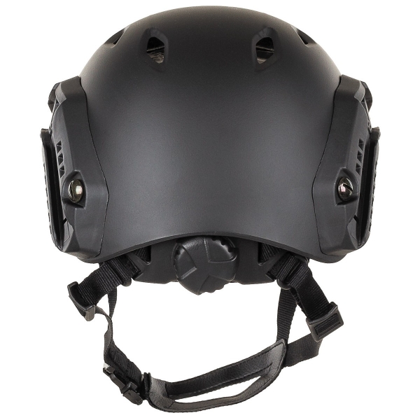 US Helm FAST Fallschirmjäger w Rails BLACK