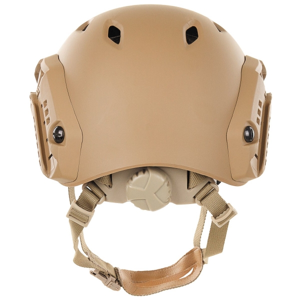 US Helm FAST Fallschirmjäger w Rails coyote