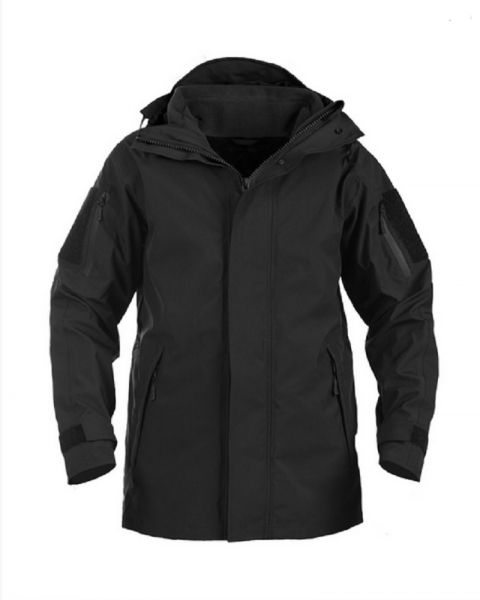 US Cold Wet Weather Parka mit Fleecejacke GEN.II Black