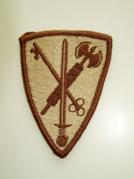 42nd MILITARY POLICE BRIGADE MP DCU Uniform patch desert