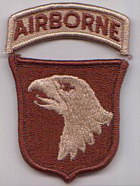 101st Airborne Division desert patch