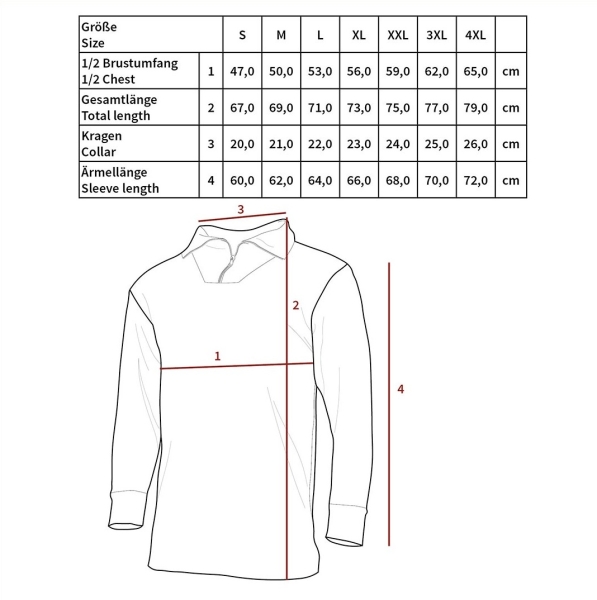 US Level II GEN III Long Sleeve Unterhemd lang oliv