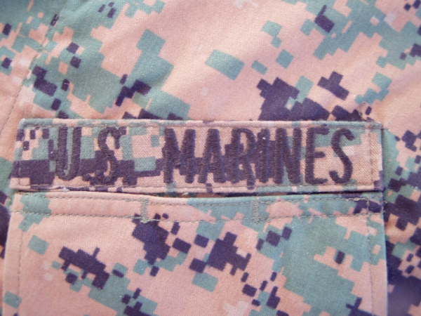 U.S.MARINES Corps MARPAT woodland tab