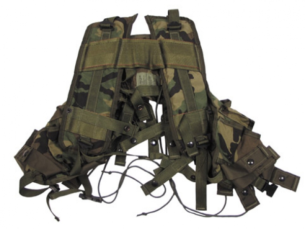 US ARMY CAMO TACTICAL ENHANCED LOAD BEARING VEST LBV NEU