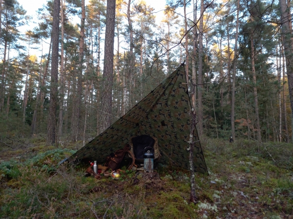 Helikon Tex SUPERTARP Small® PL Woodland Camouflage