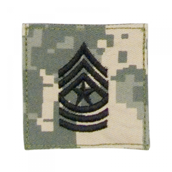 Sergeant Major US Army ACU Velcro Rank Digital Uniform Insignia Abzeichen