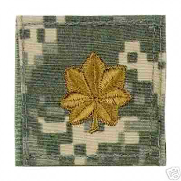 Major US Army ACU Velcro Rank Digital Uniform Insignia Abzeichen