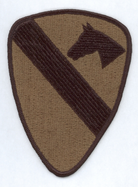 1st Cavalry Division "THE FIRST TEAM" BDU patch