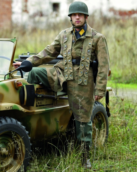 Wehrmacht WH Fallschirmjägerhelm (Repro) oliv