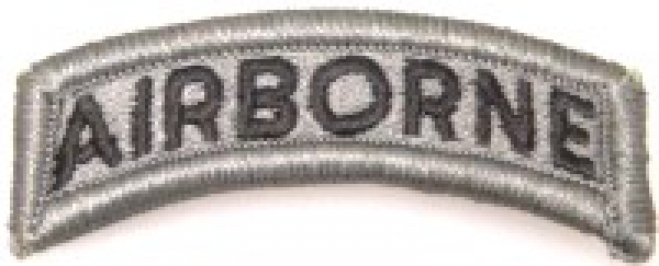 US ARMY ACU AIRBORNE Uniform Tab Abzeichen patch
