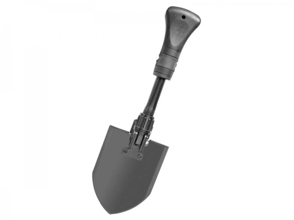 Gerber GORGE SHOVEL Klappspaten aus Carbonstahl und gummierter Handgriff