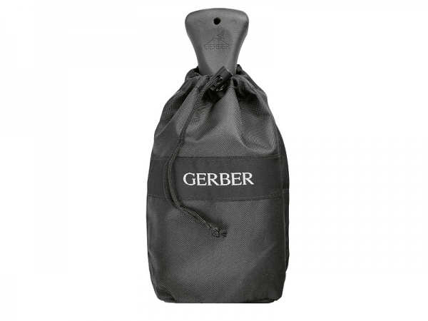 Gerber GORGE SHOVEL Klappspaten aus Carbonstahl und gummierter Handgriff