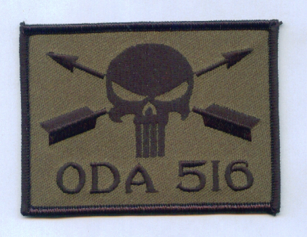 US Army ODA 516 Operational Detachment A Team Special Forces Patch