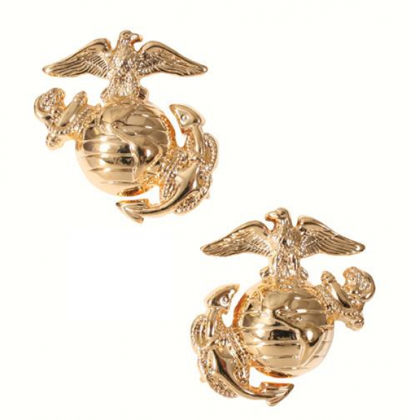 USMC Officier US MARINE CORP GLOBE & ANCHOR INSIGNIA