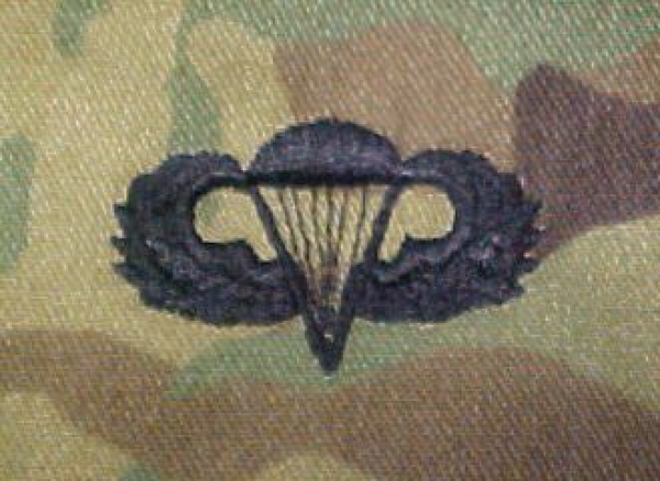 Airborne Parachutist MultiCam Abzeichen