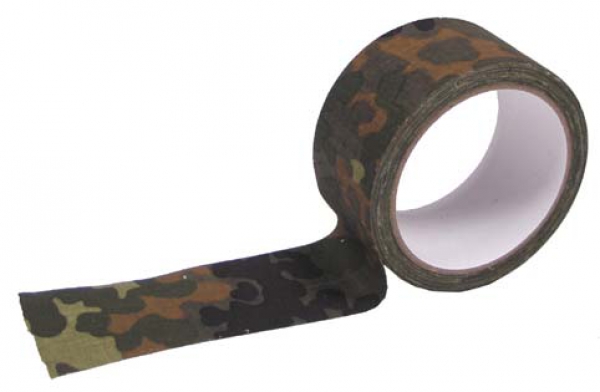 Gewebe Klebeband 5 cm x 10 m BW Flecktarn