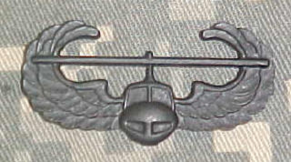 AIR ASSAULT badge black