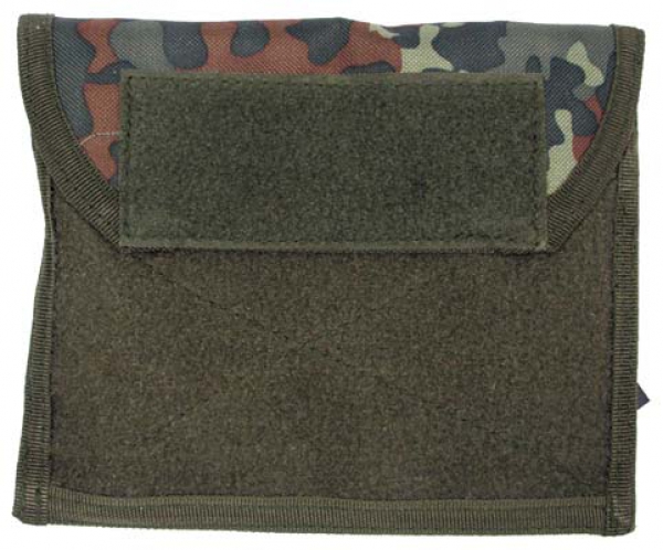 Modular System MOLLE Brusttasche mit Klett Flecktarn
